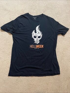 Orangetheory "Hell Week" Black Graphic Tee- size Men's large